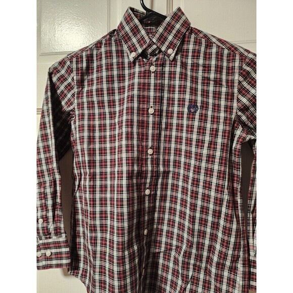 Lauren Ralph Lauren Big Boys Check Print Dress Plaid  Button Down Dress Shirt - Picture 3 of 10